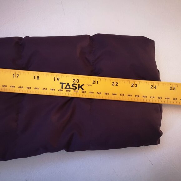 Calvin Klein Ladies Purple Puffy Full Zip Size Medium Coat - Picture 14 of 15